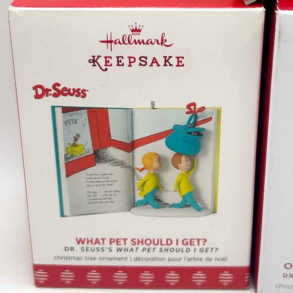 Hallmark Keepsake Dr. Seuss Christmas Ornament Lot of 4 w/ Boxes EUC - Picture 2 of 9